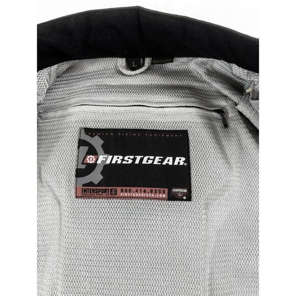 Firstgear Vented Mesh Tex II Warm Weather Motorcycle Jacket Armored Men Large - Picture 4 of 8